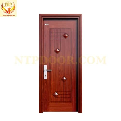 cua-thep-van-go-1-canh-ns1h16 Cửa thép vân gỗ 1 cánh NS1H16