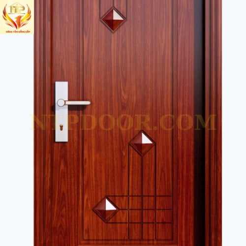 cua-thep-van-go-ns1h16-1-canh Cửa thép vân gỗ NS1H16 1 cánh